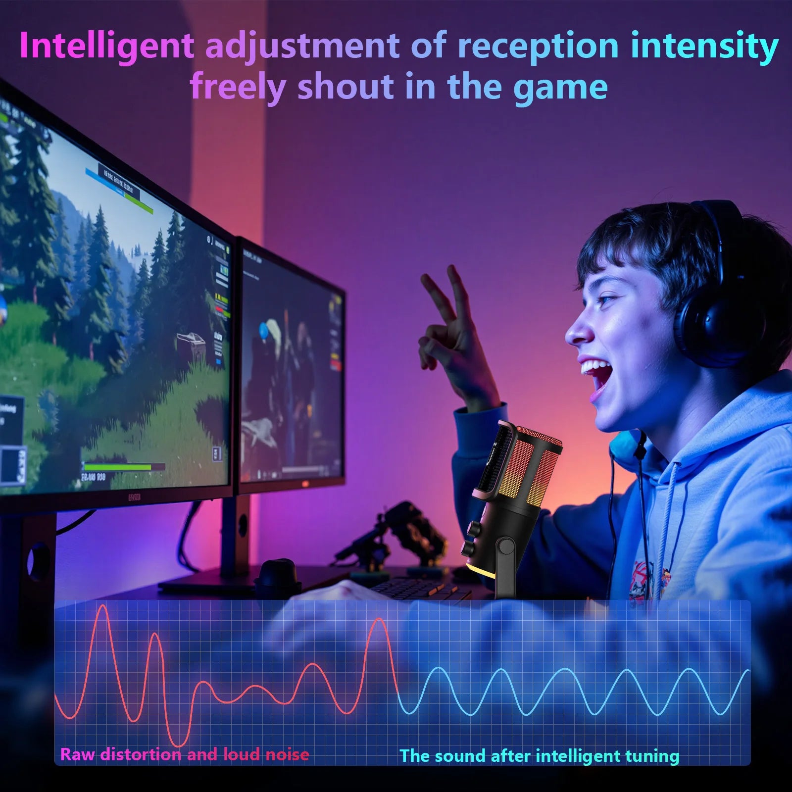 USB/XLR Dynamic Microphone