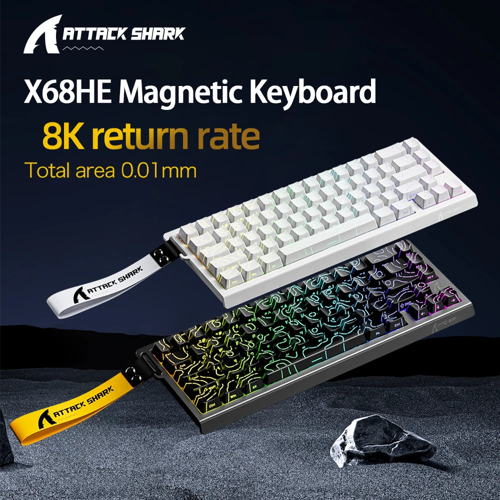 ATTACK SHARK Magnetic Keyboard0.01mm 8000Hz