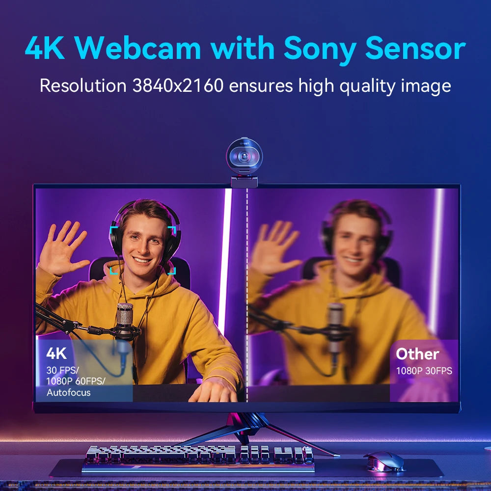 Webcam 4K Streaming  60FPS