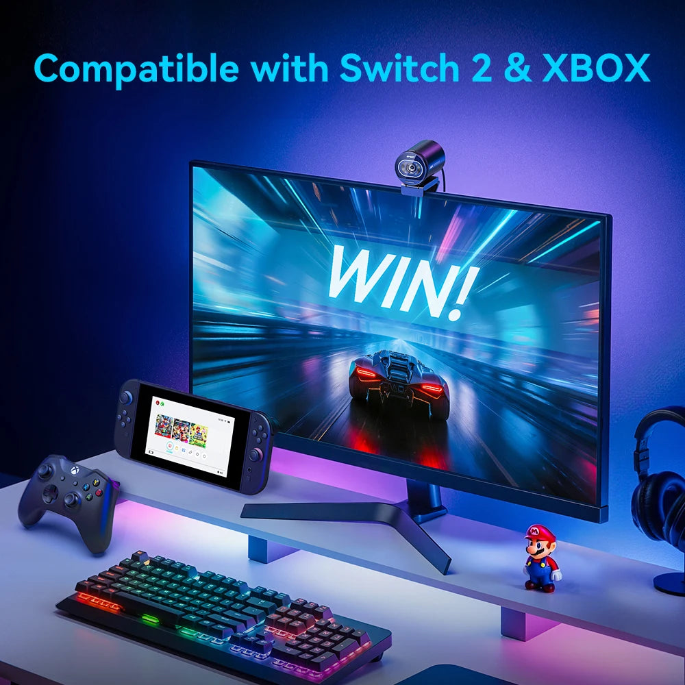 Webcam 4K Streaming  60FPS