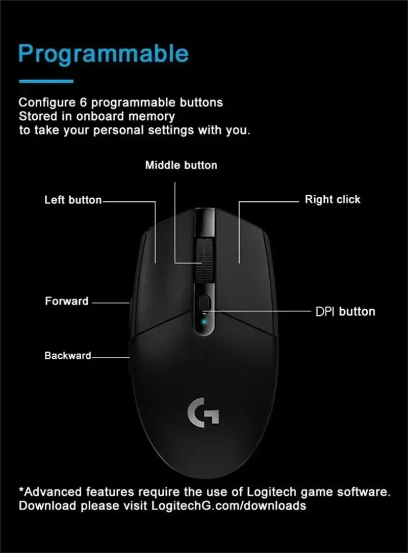Original Logitech G304 Ligthspeed