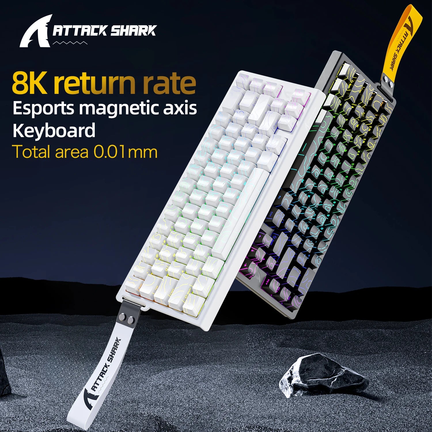 ATTACK SHARK Magnetic Keyboard0.01mm 8000Hz