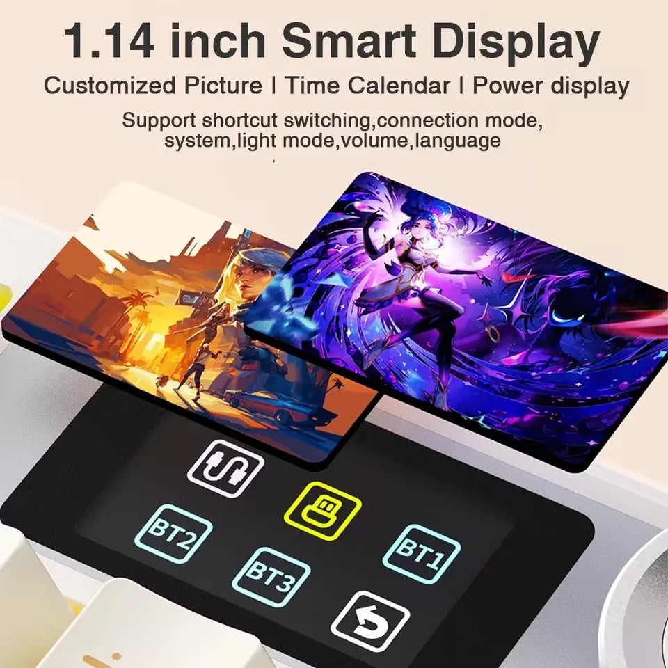 AULA Mechanical Keyboard Smart Display