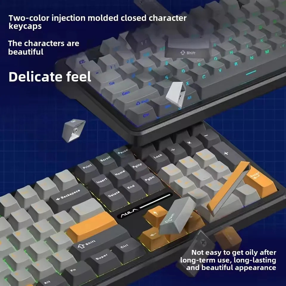 AULA Mechanical Keyboard Smart Display